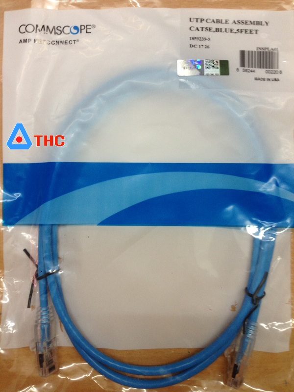 day nhay patch cord cat5 commscope 1,5m